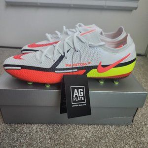 Nike Phantom GT 2 Elite AG Motivation - White/Bright Crimson/Volt/Black 10.5